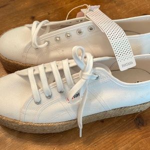 Superga espadrille sneakers. Size 10